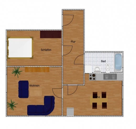Helle und charmante 2-Raum-Wohnung in bester Lage der Bautzener Neustadt!